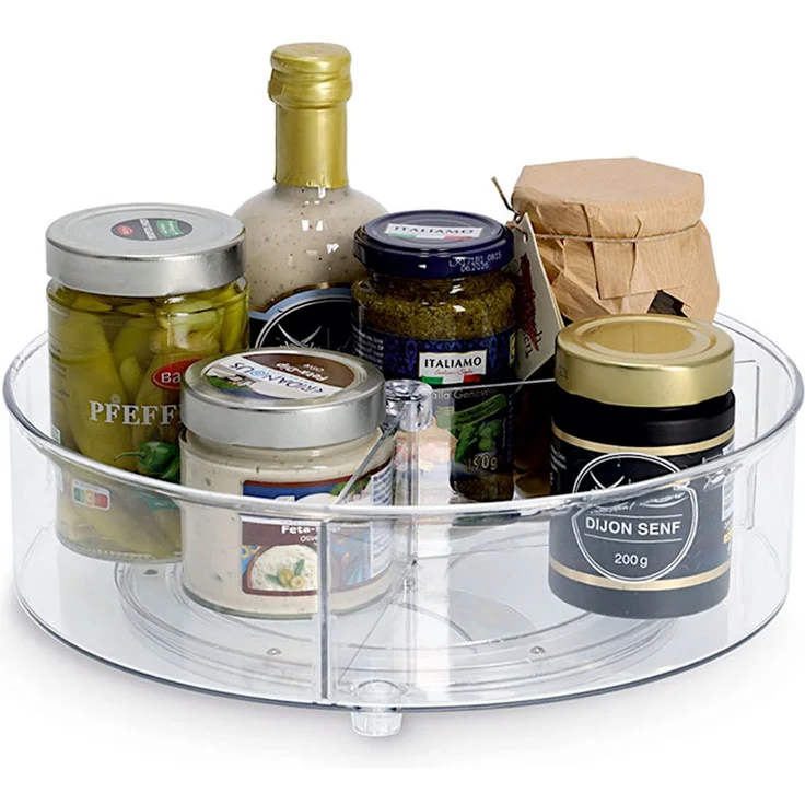 ZELLER 14747 Dreh-Organizer 3-Fach-Aufteilung, Kunststoff / Kunststoffbox – Bild 2