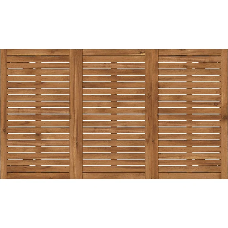 vidaXL Gartentisch LAREN Natur 141 x 80,5 x 75 cm Massivholz Akazie 901251 – Bild 5