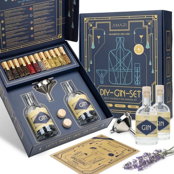 Amari Geschenkbox AMARI® DIY Gin Set - zum Selber machen, Geschenkset inkl. Botanicals – Bild 4