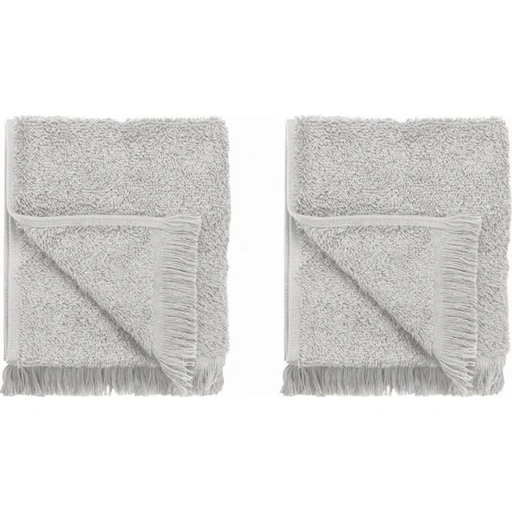 blomus Gästehandtücher -FRINO- 2er Set Luxuriöse Gästehandtücher mit Fransen-Design, (Set, 2-St), Luxuriös, Baumwolle, Fransen-Design, Pflegeleicht, 60 °C waschbar – Bild 3