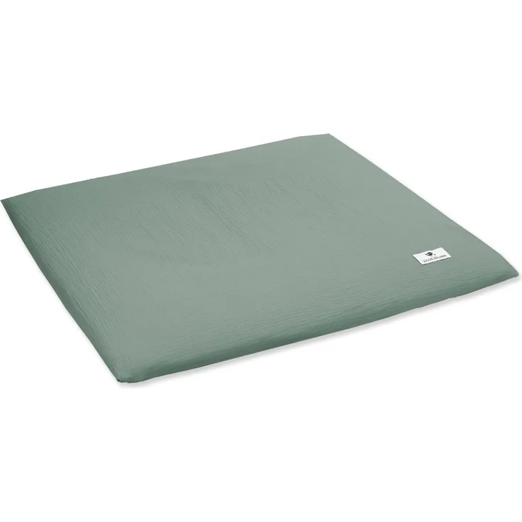 Julius Zöllner Überzug Wickelauflage Musselin, 100% Musselin-Baumwolle grün, 85/75
