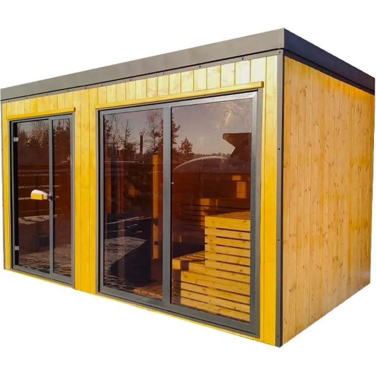 GardenAndPools Garten Sauna Horisont House