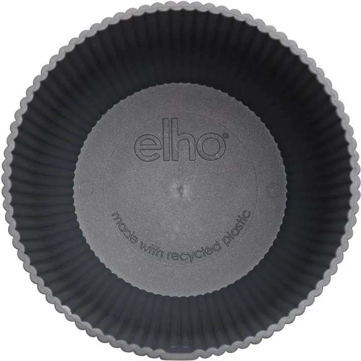 Elho Blumentopf Vibes Fold Kunststoff anthrazit Ø 30 x 27 cm – Bild 4