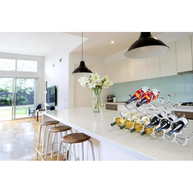 Kobolo Weinregal Flaschenhalter CIRCLE aus Metall für 22 Flaschen – Bild 2