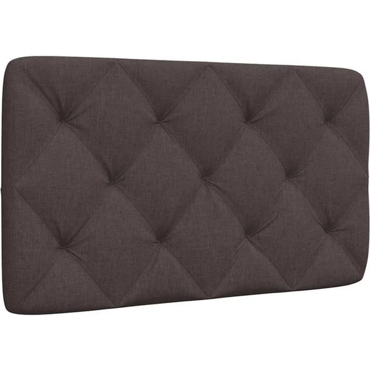 vidaXL Bett Kopfteil-Kissen Dunkelbraun 80 cm Stoff (1-tlg) – Bild 4