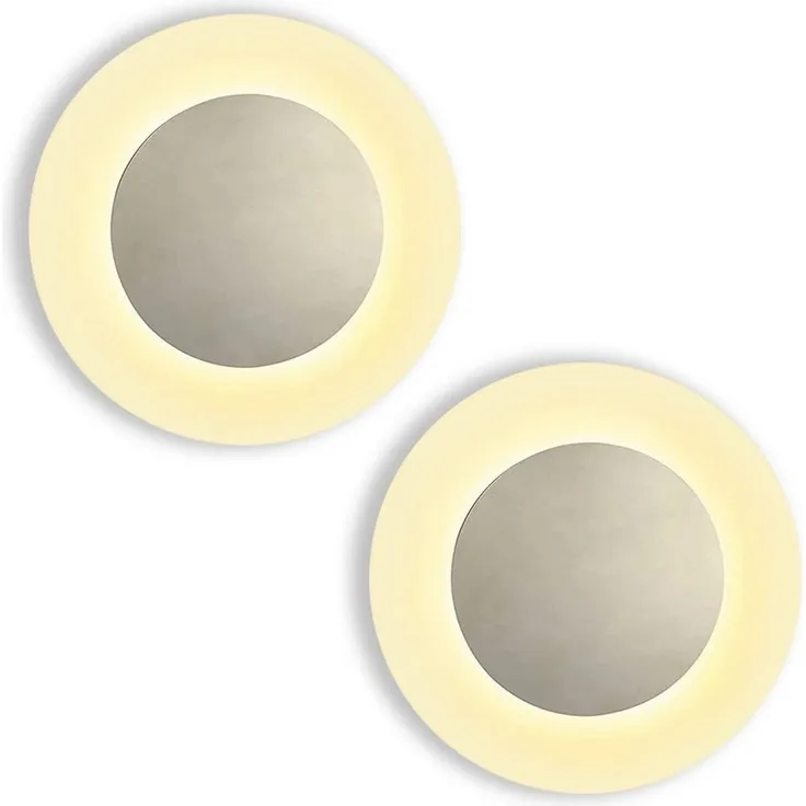 Nettlife LED Wandleuchte Wandlampe innen Flur modern Wand, LED fest integriert, Warmweiße