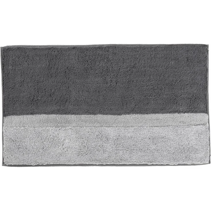 Kleine Wolke Badematte Life, Höhe 20 mm, rutschhemmend beschichtet, fußbodenheizungsgeeignet, Baumwolle, rechteckig, Badteppich, Streifen, Hoch-Tief Effekt – Bild 3