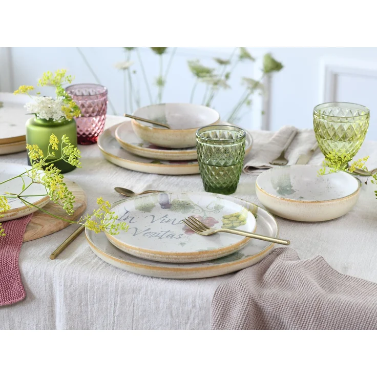 Uno In Vino Veritas, Tellerset 12-tlg (mo) – Bild 3