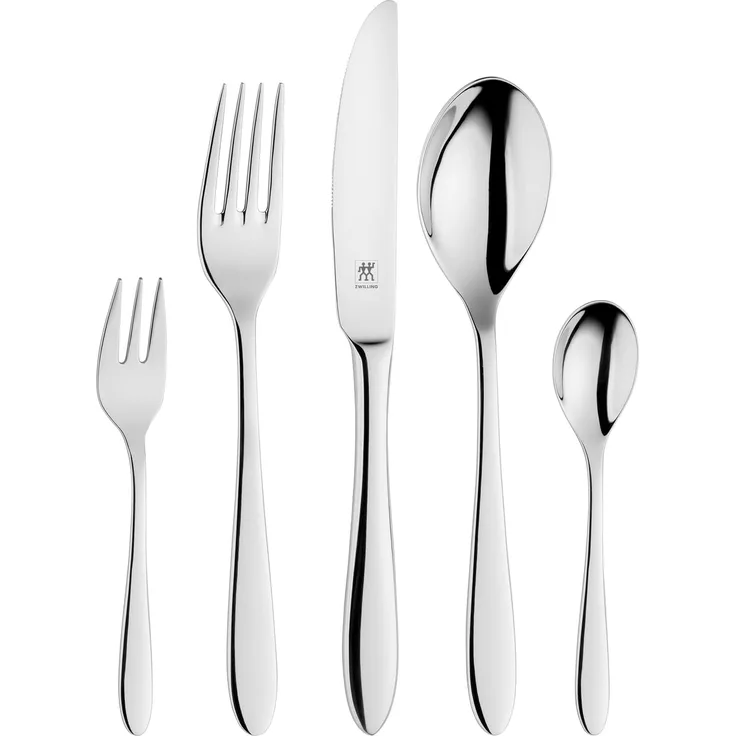 Zwilling Besteck-Set STYLE (60-tlg), 12 Personen, Edelstahl 18/10, rostfreier Edelstahl 18/10, poliert, spülmaschinengeeignet