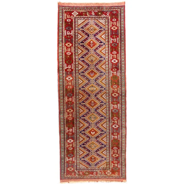 Morgenland Läufer Afghan - 194 x 75 cm - rot