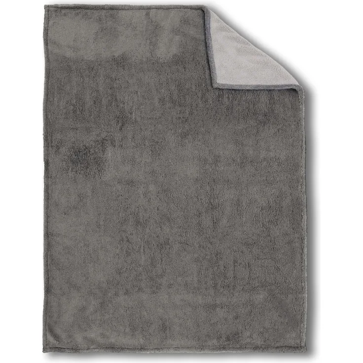 biberna Sherpa Wohndecke SHERPA, titanium, 150x200 cm