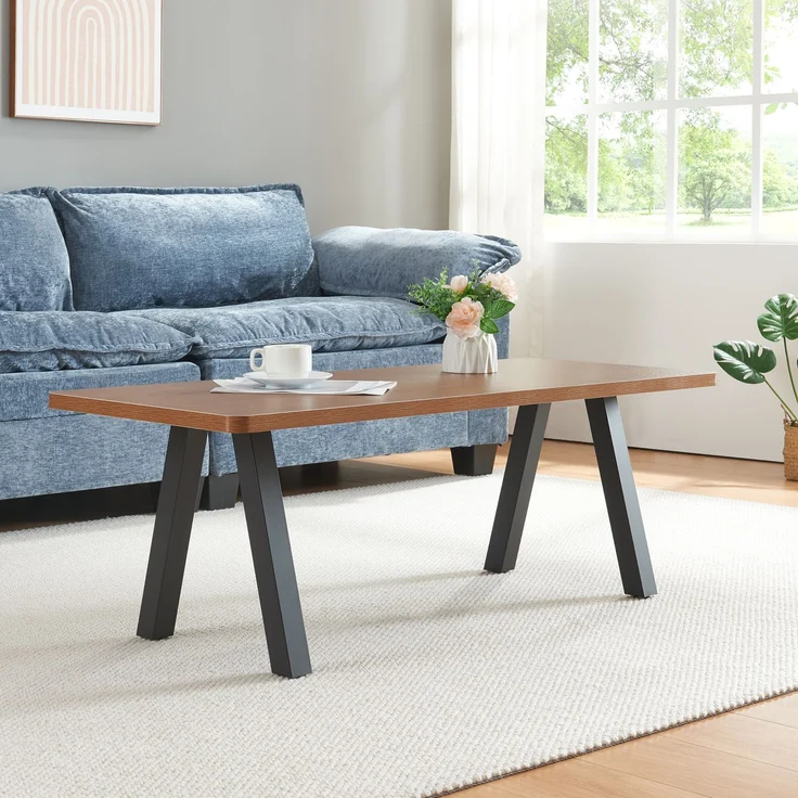 Tischgestell 2er Set Heustreu 40x40cm Schwarz [en. casa] – Bild 5