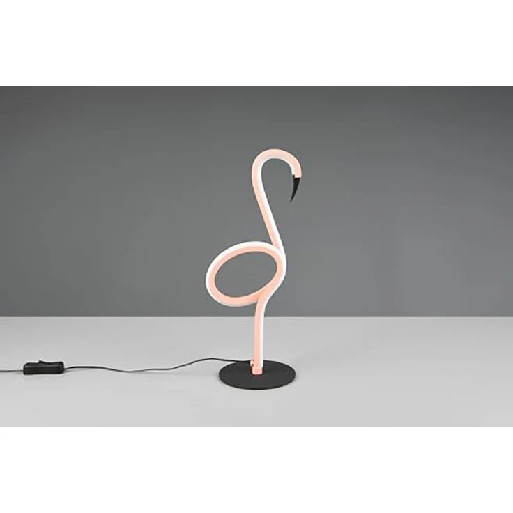 TRIO Ingo, Design Tischleuchte in Pink, Metall mit fest verbautem LED, warmweiß, 6 Watt, 550 Lumen – Bild 5