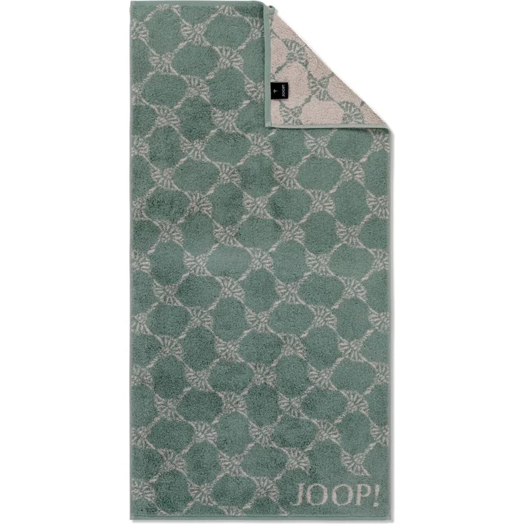 JOOP! 'CORNFLOWER' Handtuch, Baumwolle dunkelgrün, 50 x 100 cm, trocknergeeignet – Bild 1