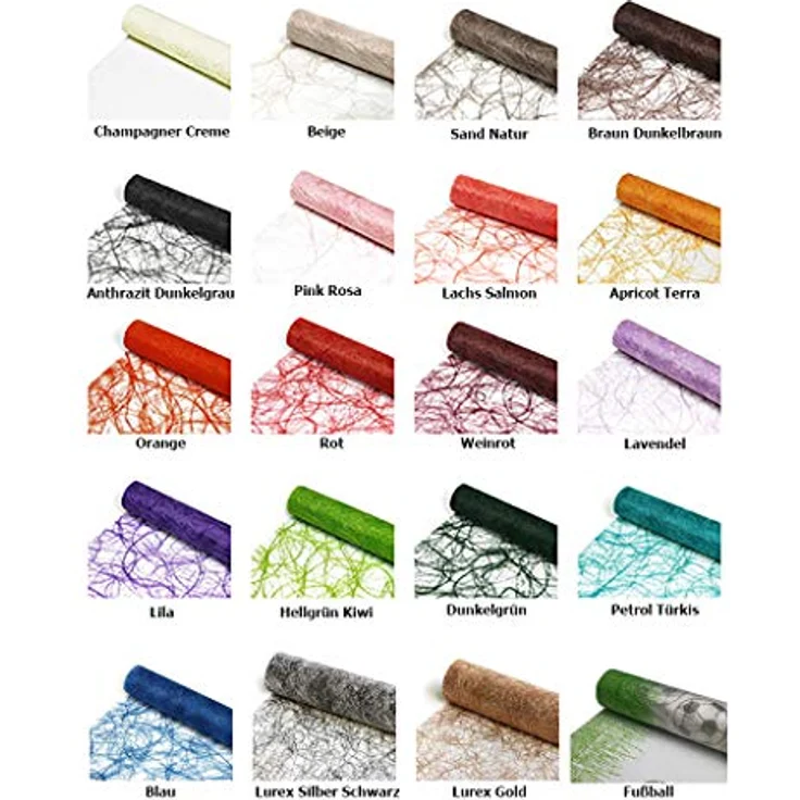 DecoHomeTextil Heimtextilmanufaktur Tischläufer Deco Netz Tischband Dekoration Dekor Breite 30cm Farbe+Länge wählbar – Bild 5