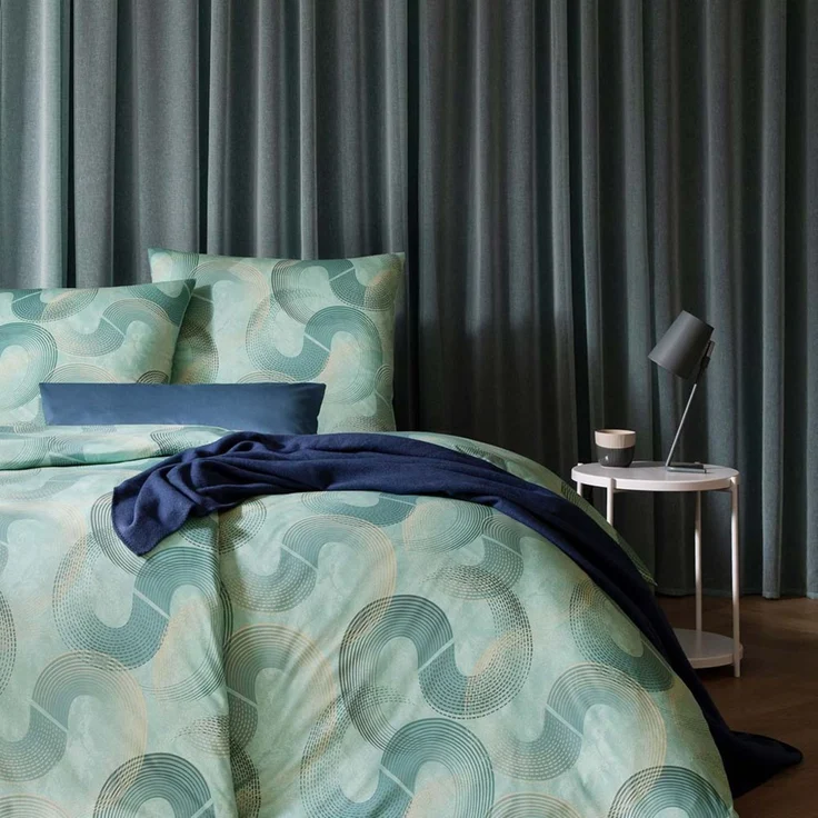 Estella Interlock Jersey Bettwäsche Tobias 6543-520 mint 135x200 – Bild 5