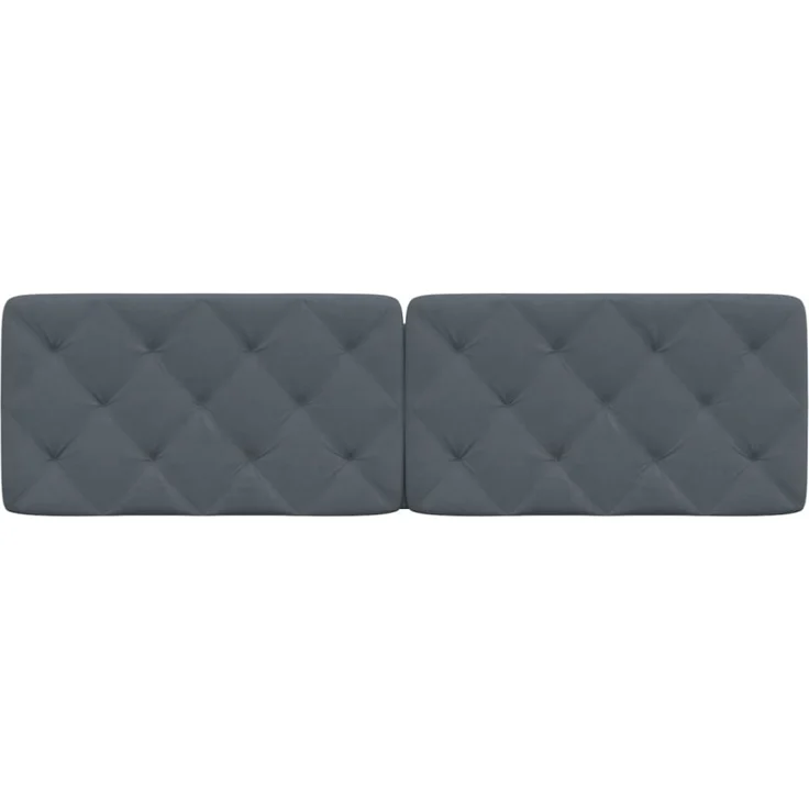 vidaXL Kopfteil-Kissen Dunkelgrau 180 cm Samt 374740 – Bild 7