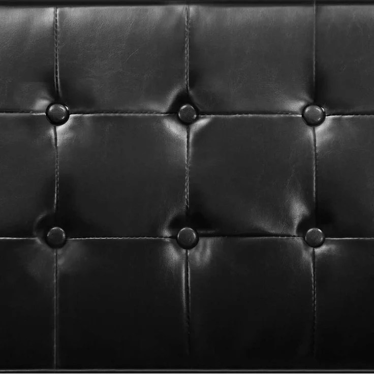 Sessel wohnzimmer, Relaxsessel, Fernsehsessel Schwarz 75x70x75 cm Kunstleder – Bild 7