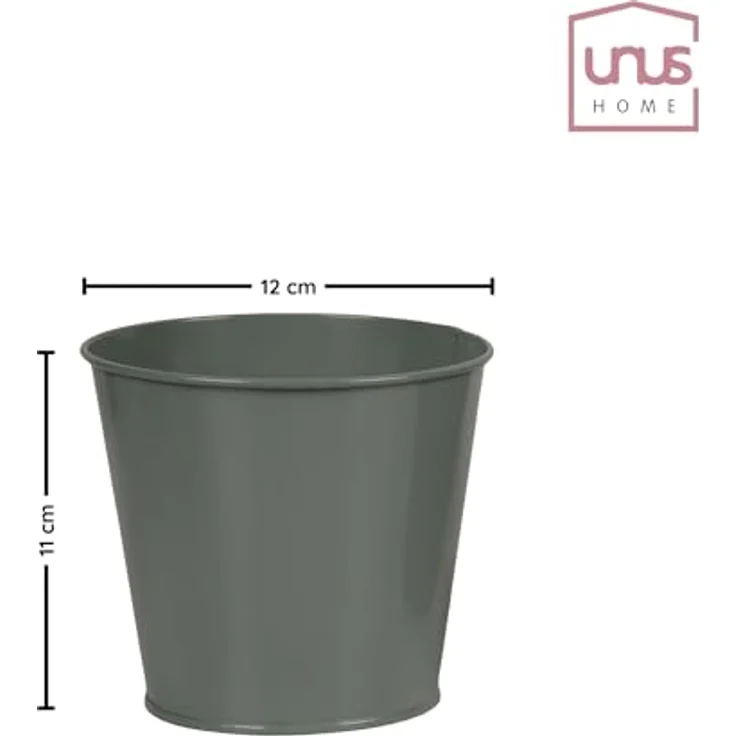 UNUS HOME Blumenkasten Kräuterbar, Pflanzenregal (60cm, grau), Stabile Drahtseilaufhängung, hängende Kräutertöpfe – Bild 6