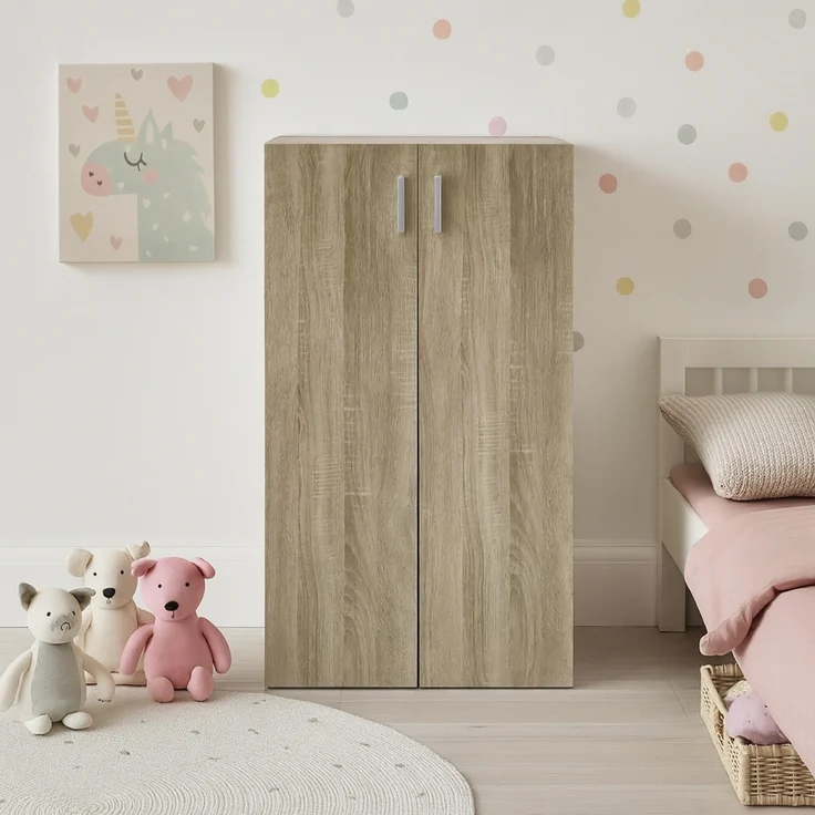 HTI-Living Mehrzweckschrank Kommode mit 3 Regalfächern Nina Sonoma (Stück, 1-St, 1 Kommode) Schrank Anrichte Sideboard – Bild 5