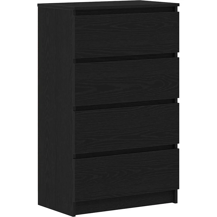 vidaXL Sideboard Schwarz Eichen-Optik 60x35x98,5 cm Holzwerkstoff 861992 – Bild 1