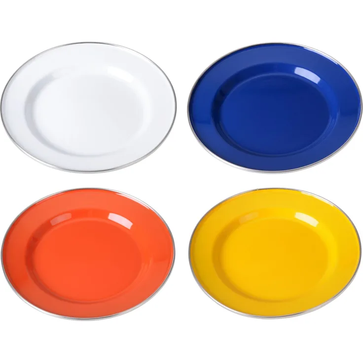 Kinderteller emailliert 20 cm gelb