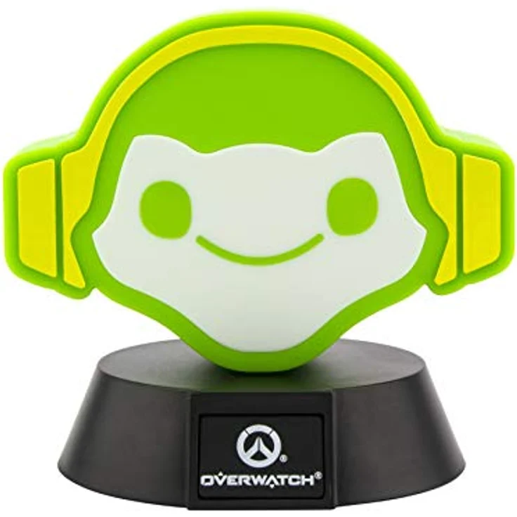 Paladone Overwatch Lucio Icon Light, 10 cm 3D Nachtlicht, grün, offiziell lizenziertes Pop Culture Merchandise – Bild 2