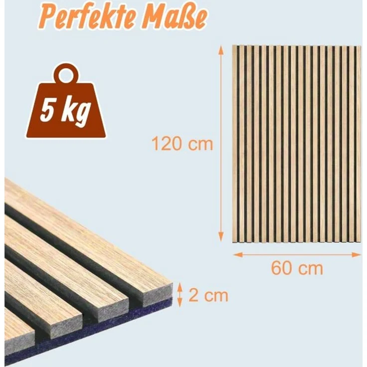Akustikpaneele im Set 120x60 cm 10053402_9094 – Bild 4