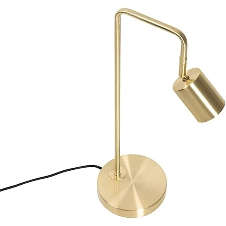 Qazqa Tischleuchte Java, ohne Leuchtmittel, GU10, Gold/Messing, Modern, Stahl, 1-flammig – Bild 9