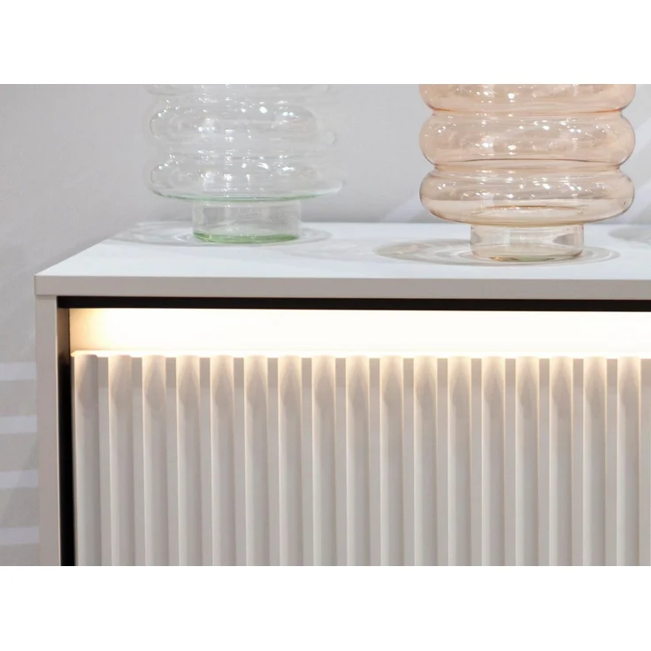 Compleo TV-Schrank FLORE mit 4 Klappen/Türen, Fronten gefräst, Breite: 167 cm – Bild 3