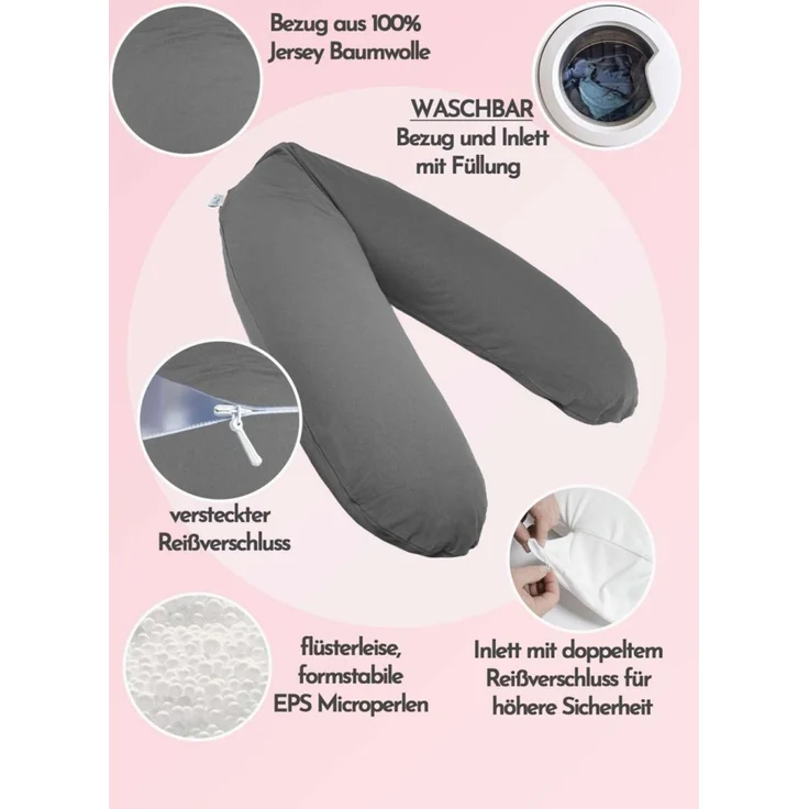 pic Bear Stillkissen PREMIUM 194 cm, Metall : Metall – Bild 1