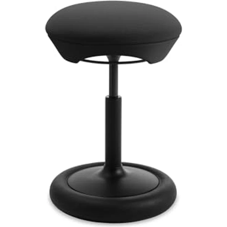 Topstar SITNESS HOP | Ergonomischer Sitzhocker mit dreidimensionaler Bewegung | Sitness-Technologie | Made in Germany | Farbe: schwarz/schwarz – Bild 1