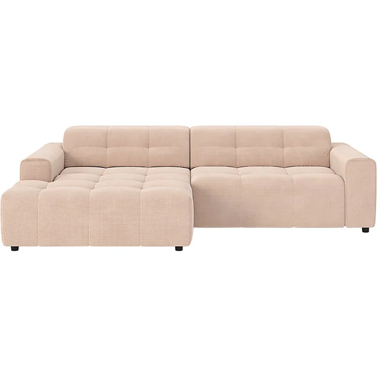 COTTA Ecksofa Sento L-Form, B: 280 cm, Chenille-Struktur, XXL Recamiere B: 133 cm, mit elektrische Sitztiefenverstellung, kubisch, bequemer Sitz – Bild 2