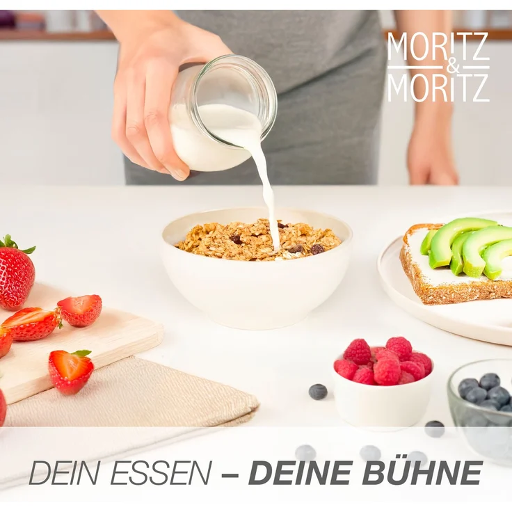 Moritz & Moritz CAVO Müslibowl 6er Pack - Sand – Bild 6