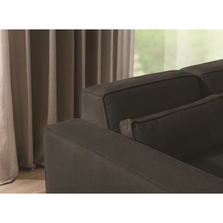 Sessel Designersessel WALDO in Stoff Brooklyn Schwarz-Hell – Bild 4