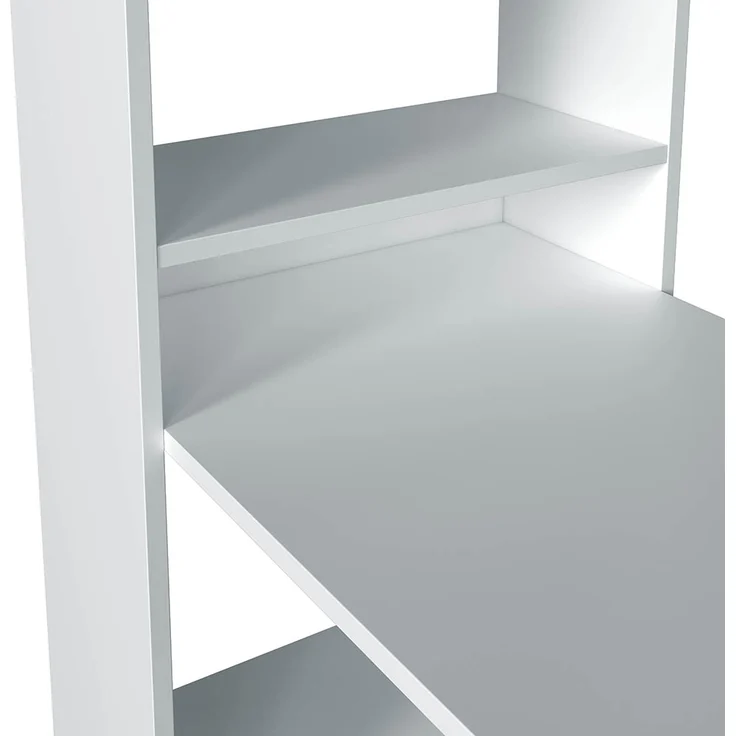 Regal-Schreibtisch >Duplo< in Artik-Weiß - 120x144x53 (BxHxT) – Bild 5