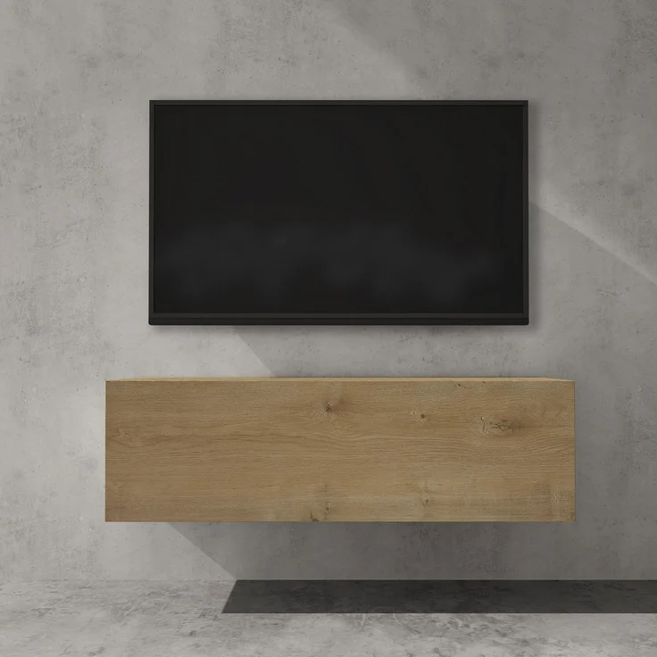 doporro TV-Board TV-Schrank Low-Board modern Fernsehtisch Wandmontage H:30cm F02< 2000 – Bild 3