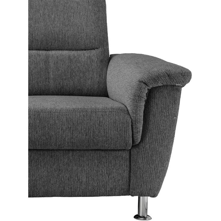 Ecksofa >Ludwigshafen< Motor-funktion, Kopfstütze, Stauraum, anthrazit - 231x113x165 (BxHxT) – Bild 8