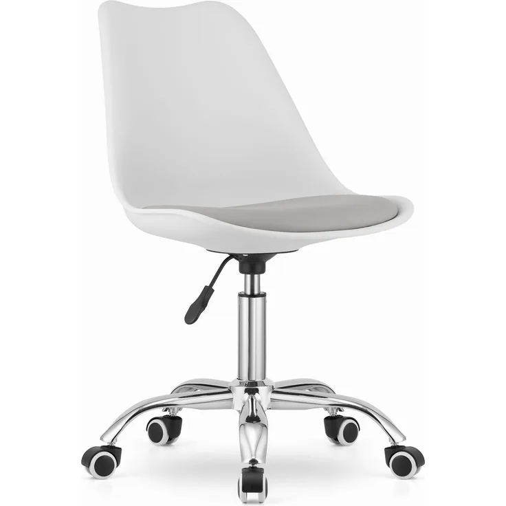 Valora VIRO Drehstuhl Weiß und Grau - Ergonomisches Bürodesign