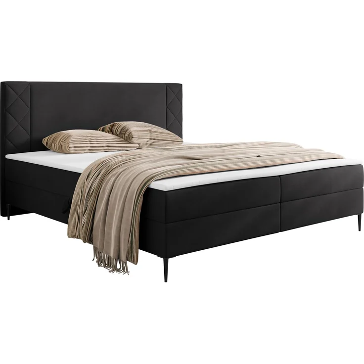 Boxspringbett Prilata (Farbe: Polo 897, Größe: 140x200) – Bild 2