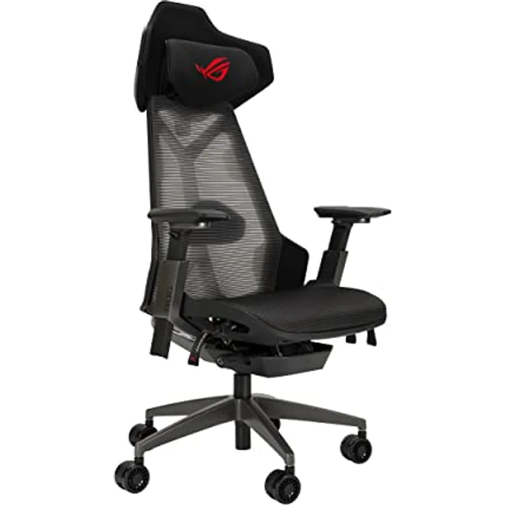ASUS ROG Destrier Gaming Chair Büro Stuhl - Schwarz - Mesh - Bis zu 150 kg – Bild 2