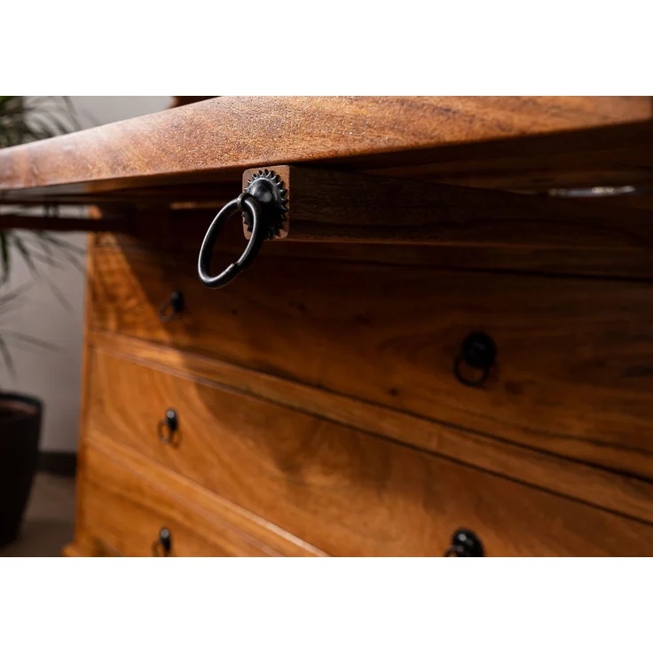 Sekretär Akazie 107x50x100 honig lackiert OXFORD #0515 – Bild 7