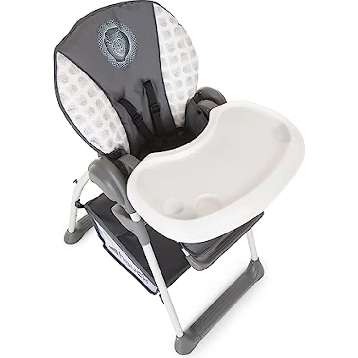 Hauck Disney Baby & Kinder Hochstuhl Sit N Relax, Set inkl. Höhenverstellbares Gestell mit Räder und Korb, Babyliege mit Spielbogen und Kindersitz mit Tablett, Klappbar, Mickey Cool Vibes Grau – Bild 5