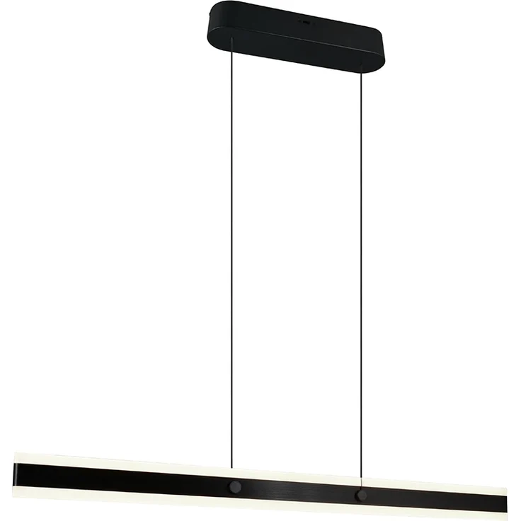 LED Pendelleuchte ARCOLA stufenlos höhenverstellbar Schwarz, Breite 115cm – Bild 2