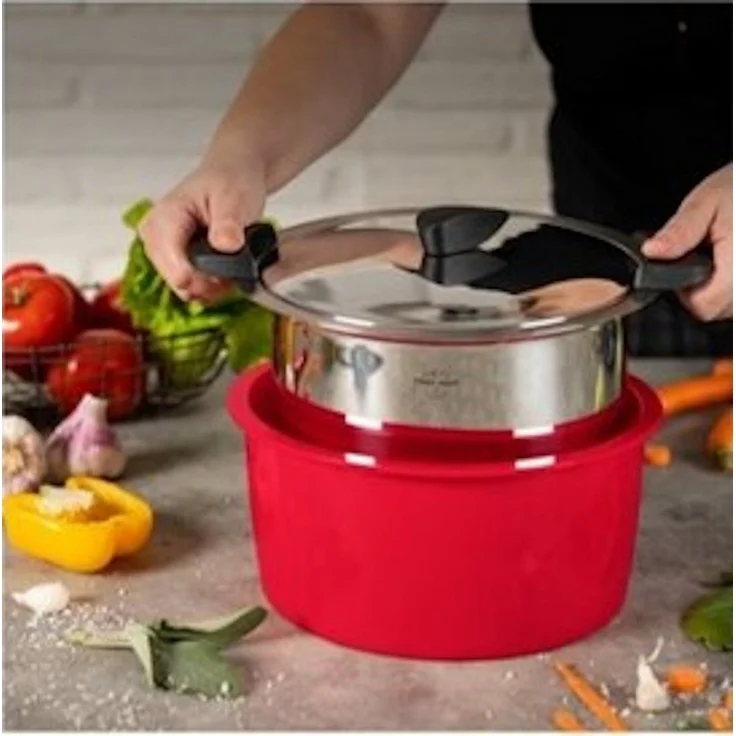 KUHN RIKON Kochtopf Kuhn Rikon HOTPAN Servier Kasserolle 2,0 L/Ø 18 cm - in Sand – Bild 3