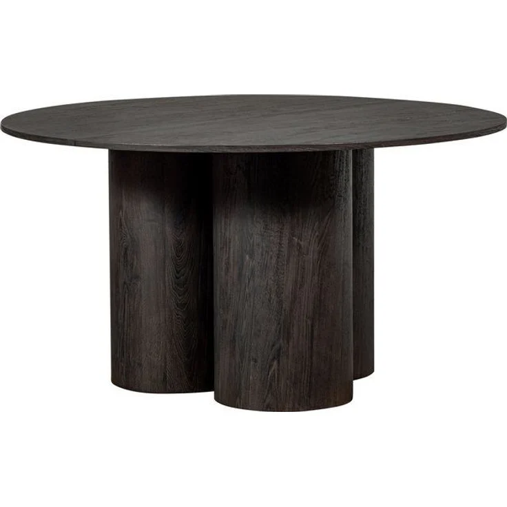 WOOOD Esstisch Oona, runde Form, deutlich sichtbarer Holzmaserung, H 75 cm x Ø 140 cm – Bild 3
