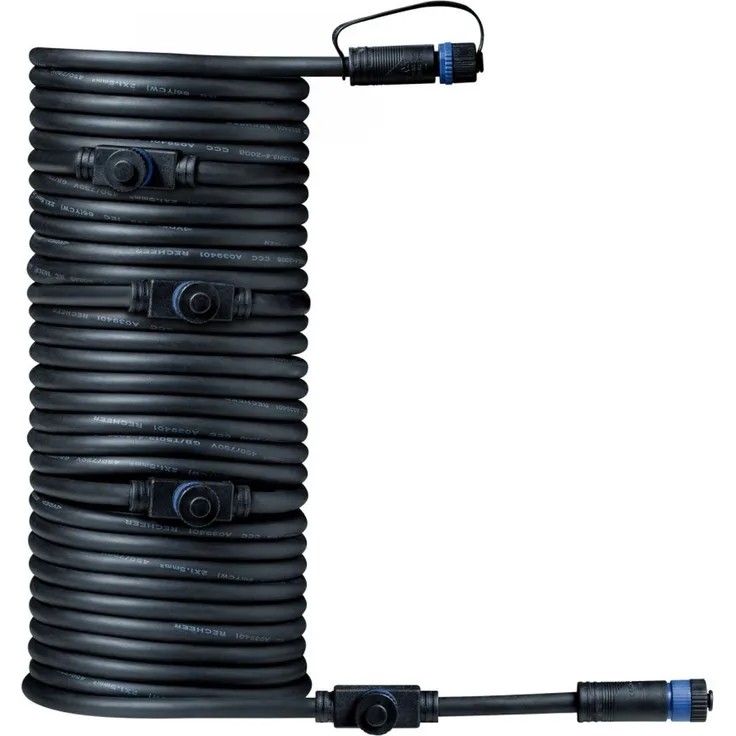 Plug&Shine Verbindungsleitung, schwarz, 2p, 10000mm