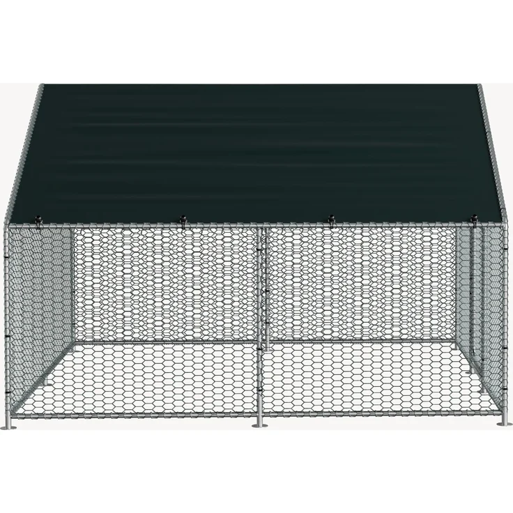Freilaufgehege Wels mit Sonnendach 3x3x2 m [pro. tec] – Bild 5