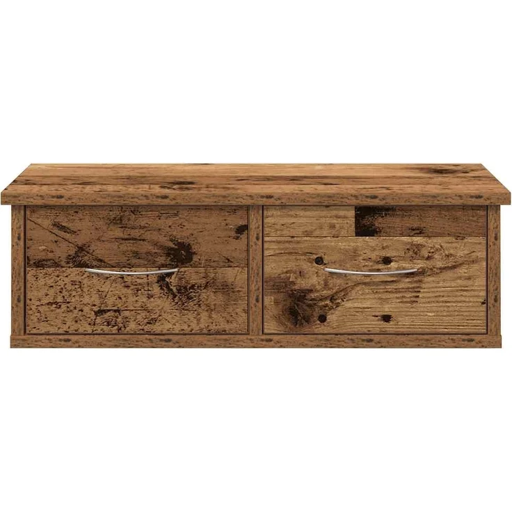 vidaXL Wandschrank Altholz-Optik 60x26x18,5 cm Holzwerkstoff 855858 – Bild 3