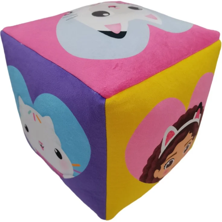 Gabby's Dollhouse Würfelkissen Gemütliches Kuschelkissen für kleine Fans – Bild 4